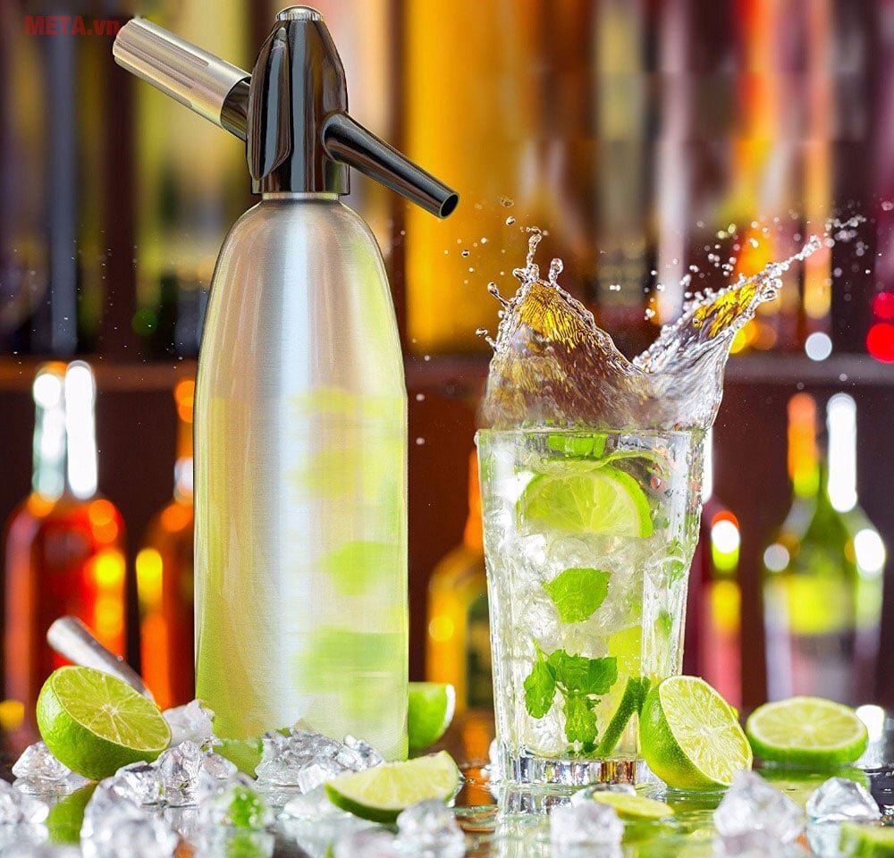 Bình làm soda có thiết kế tiện lợi  Bình làm soda Kahchan
