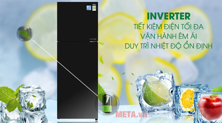 Tủ lạnh Inverter Aqua AQR-IG356DN (345 lít)