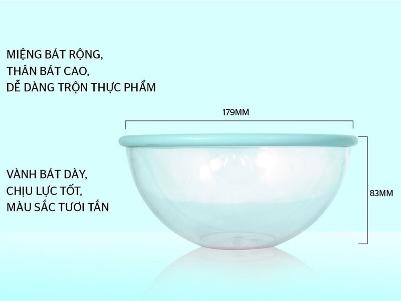 KB-MI1200S1 thiết kế miệng bát rộng dễ dàng đảo trộn KB-MI1200S1