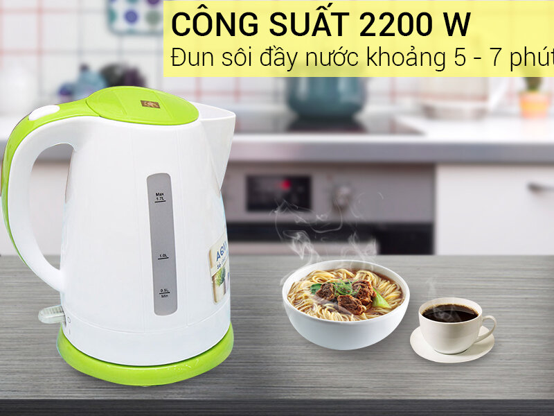Bình siêu tốc Sanyo SJK-F733 1.7 lít Bình siêu tốc Sanyo SJK-F733 1.7 lít