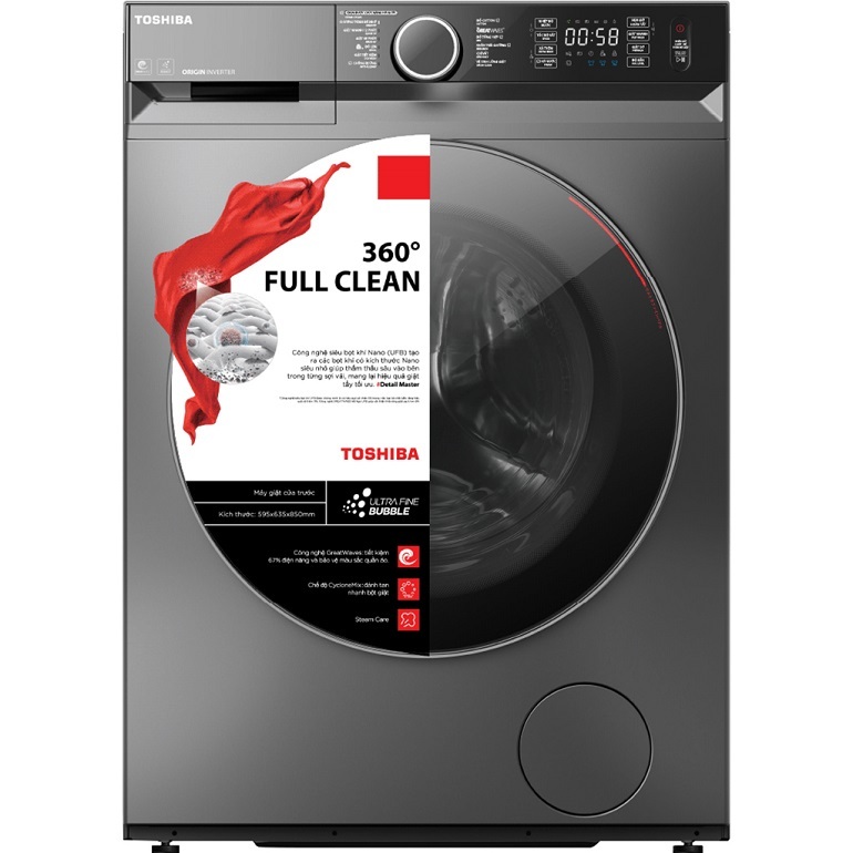 Máy giặt Toshiba TW-BK105G4V - 9.5 kg, Inverter Máy giặt Toshiba TW-BK105G4V - 9.5 kg, Inverter