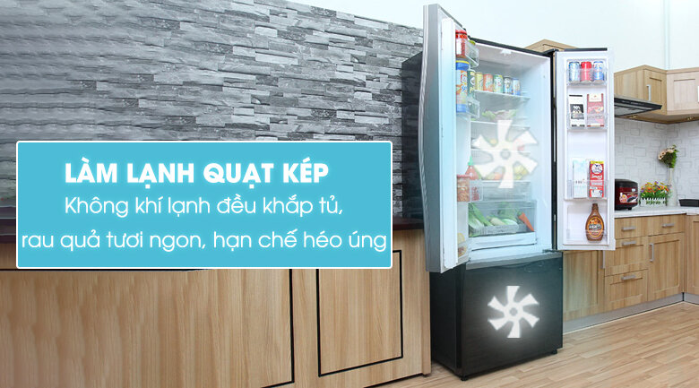 Tủ lạnh Hitachi 382 lít R-WB475PGV2 Tủ lạnh Hitachi 382 lít R-WB475PGV2