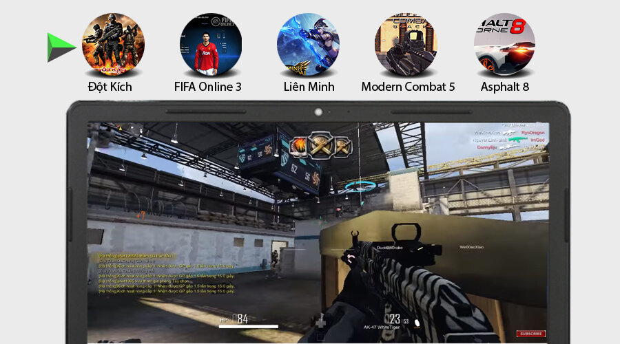 Laptop Dell Inspiron 5567 i5 7200U/4GB/1TB/2G M445/Win10/(M5I5384W)