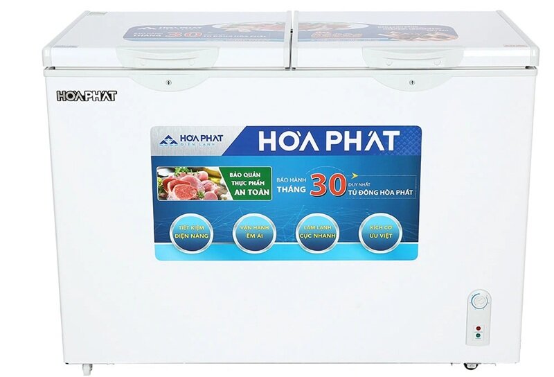 Tủ đông Hòa Phát 2 ngăn 245 lít HCF-606S2Đ2