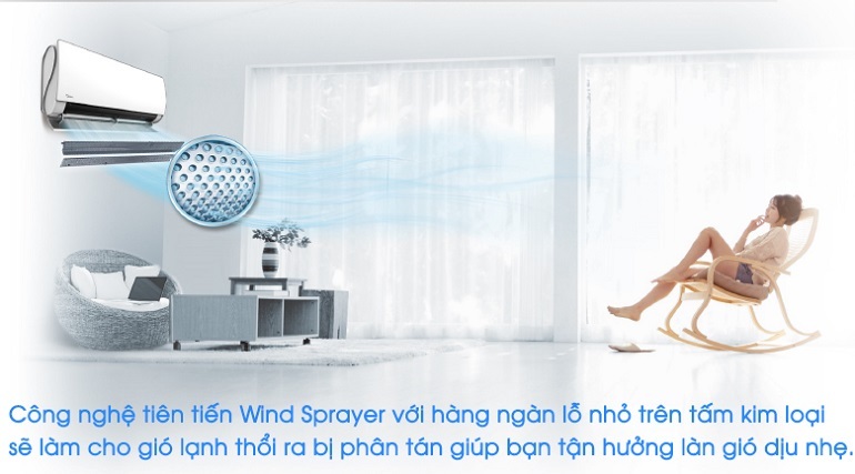 Điều hòa Midea Inverter 12000 BTU 2 chiều MSMTII-13HRFN8 gas R-32 3 Điều hòa Midea 12000Btu 2 chiều inverter MSMTII-13HRFN8 gas R32