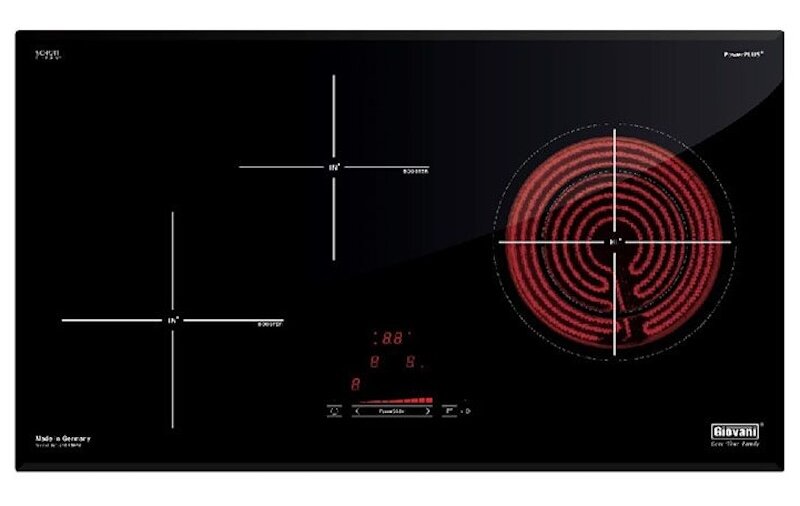 bếp từ hồng ngoại âm 3 vùng nấu Giovani GC-73031 HSC (Ảnh: Bếp hoàng gia).