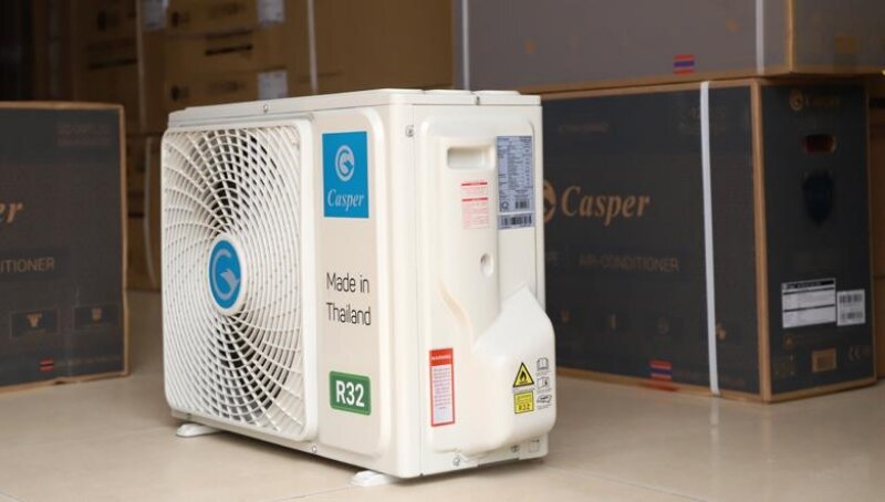 Điều Hòa Casper Inverter 9000 BTU 1 Chiều IC-09TL33 dàn nóng