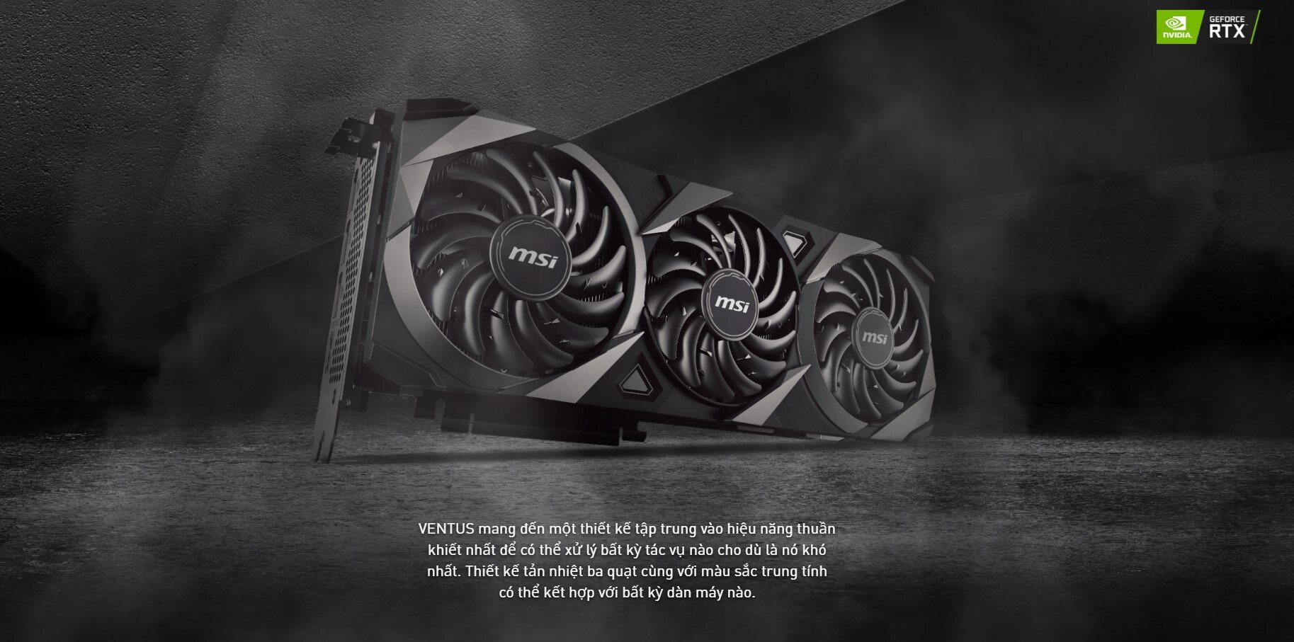 Card màn hình MSI RTX 3070 Ti VENTUS 3X 8G OC