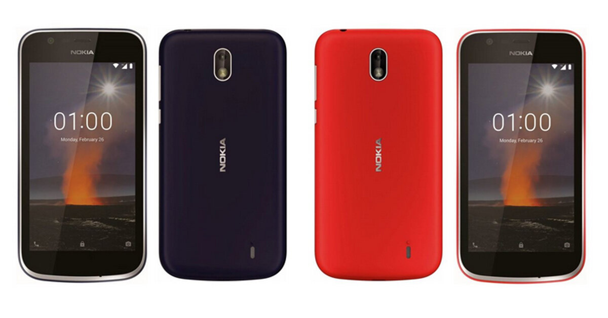 Điện thoại Nokia 1 TA-1047 DS VN Warm Red