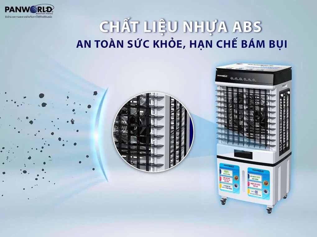 Máy làm mát Panworld PW-2011 chất liệu nhựa ABS