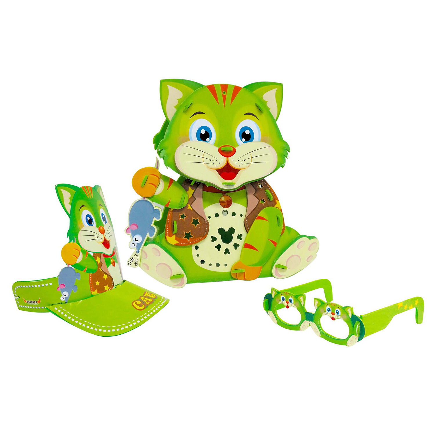 Lồng đèn cao cấp hình thú đeo kính Kibu Lồng đèn cao cấp hình thú đeo kính Kibu