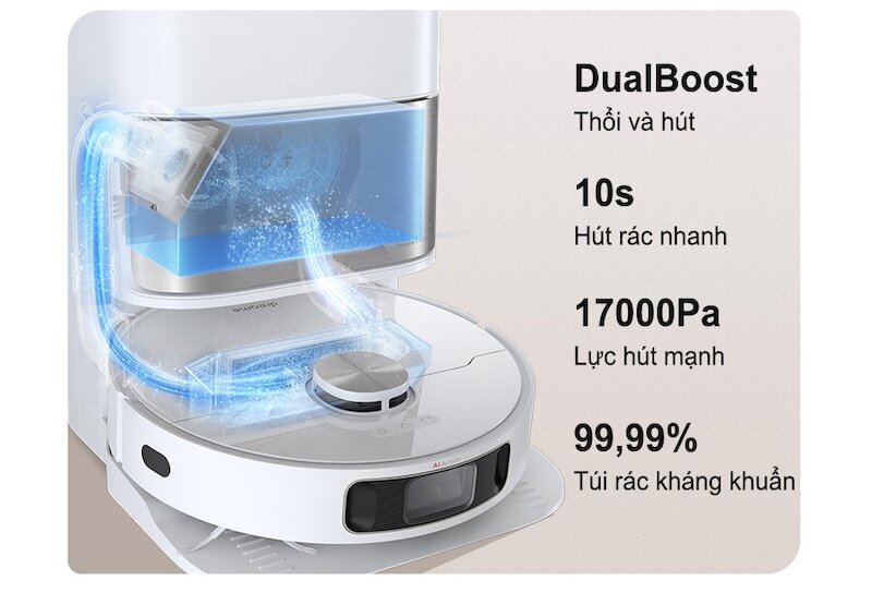 Robot hút bụi lau nhà Dreame L10s Ultra tính năng điều khiển từ xa (Ảnh: dreamevietnam).