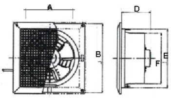 Quạt thông gió gắn trần Lioa EVF24CU7 Quạt thông gió gắn trần Lioa EVF24CU7
