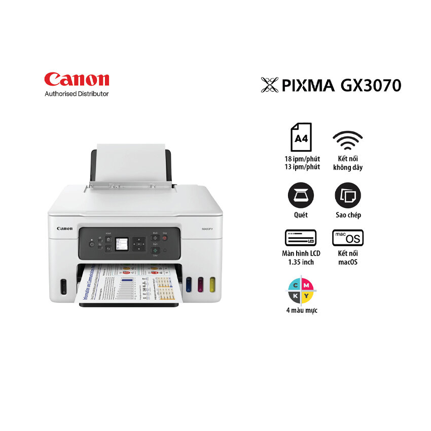 Những tính năng nổi bật của Máy In Canon GX3070 - Phun màu đa năng