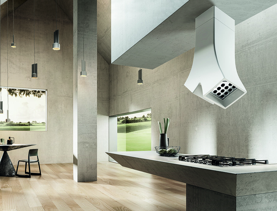 Máy hút mùi đảo ELICA SPOT PLUS ISLAND IX/A/90