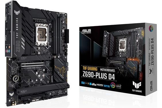 Mainboard Asus TUF Gaming Z690 - Plus D4 (LGA 1700 - ATX Form Factor - DDR4)
