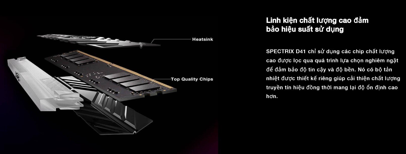 Ram Desktop Adata XPG Spectrix D41 RGB 