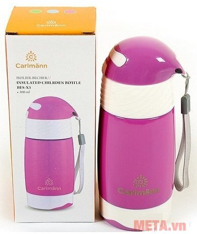 Bình giữ nhiệt em bé Carlmann 300ml BES-X3