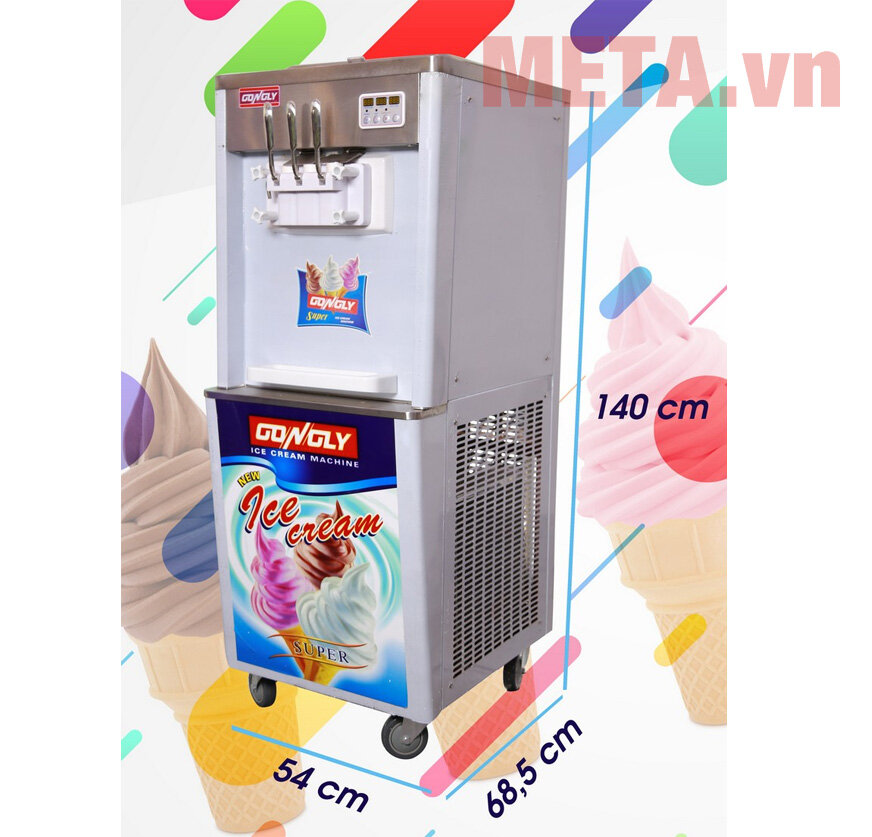 Máy làm kem tươi Donper BQL S22-2M (2 block)