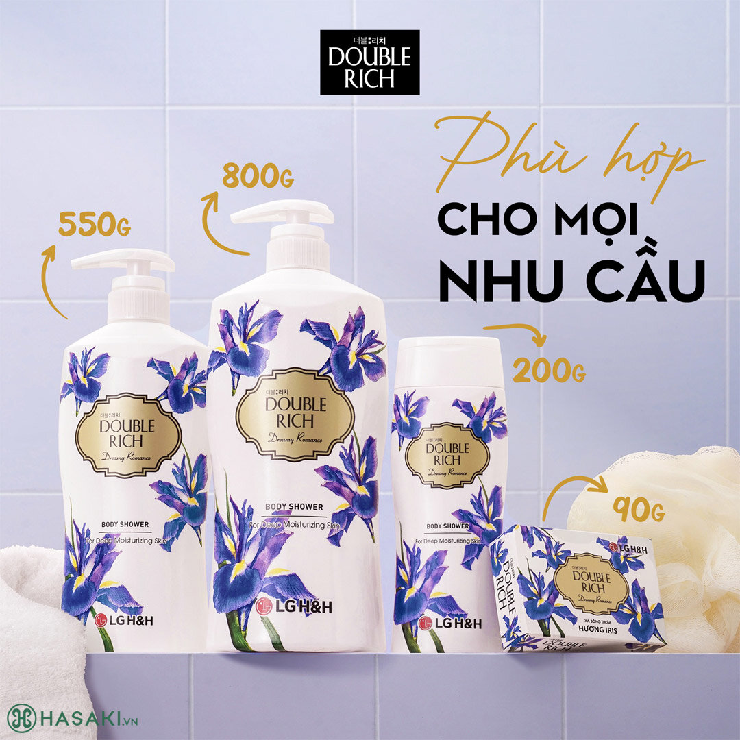 Sản phẩm Sữa Tắm Double Rich hiện đã có mặt tại Hasaki