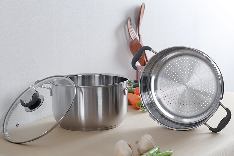 Bộ nồi xửng đáy từ 24 cm Fivestar ST24-SLC Bộ nồi xửng đáy từ 24 cm Fivestar ST24-SLC
