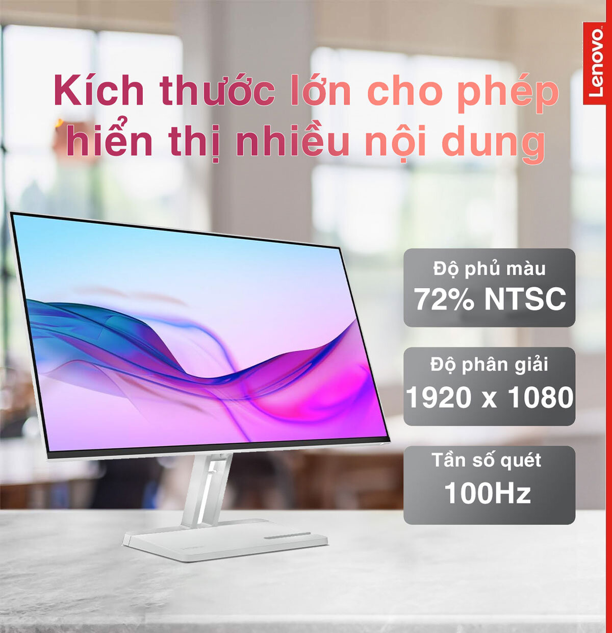 Độ phân giải của Màn hình Lenovo L24e-40 HACOM