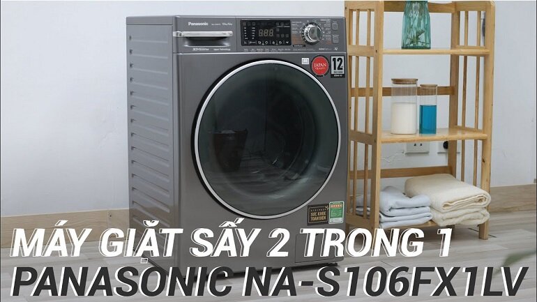 Máy giặt sấy Panasonic NA-S106FX1LV - Inverter, 10 Kg