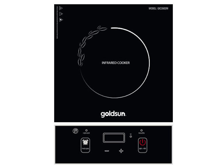 Bếp hồng ngoại dương 1 vùng nấu GoldSun GIC3502M