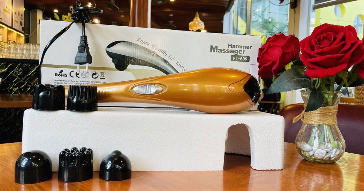 Máy massage cầm tay 5 trong 1 PL609 Máy massage cầm tay 5 trong 1 PL609