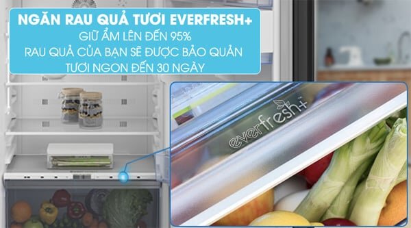 Tủ lạnh 2 cánh Beko Inverter 375 lít RDNT401E50VZGB