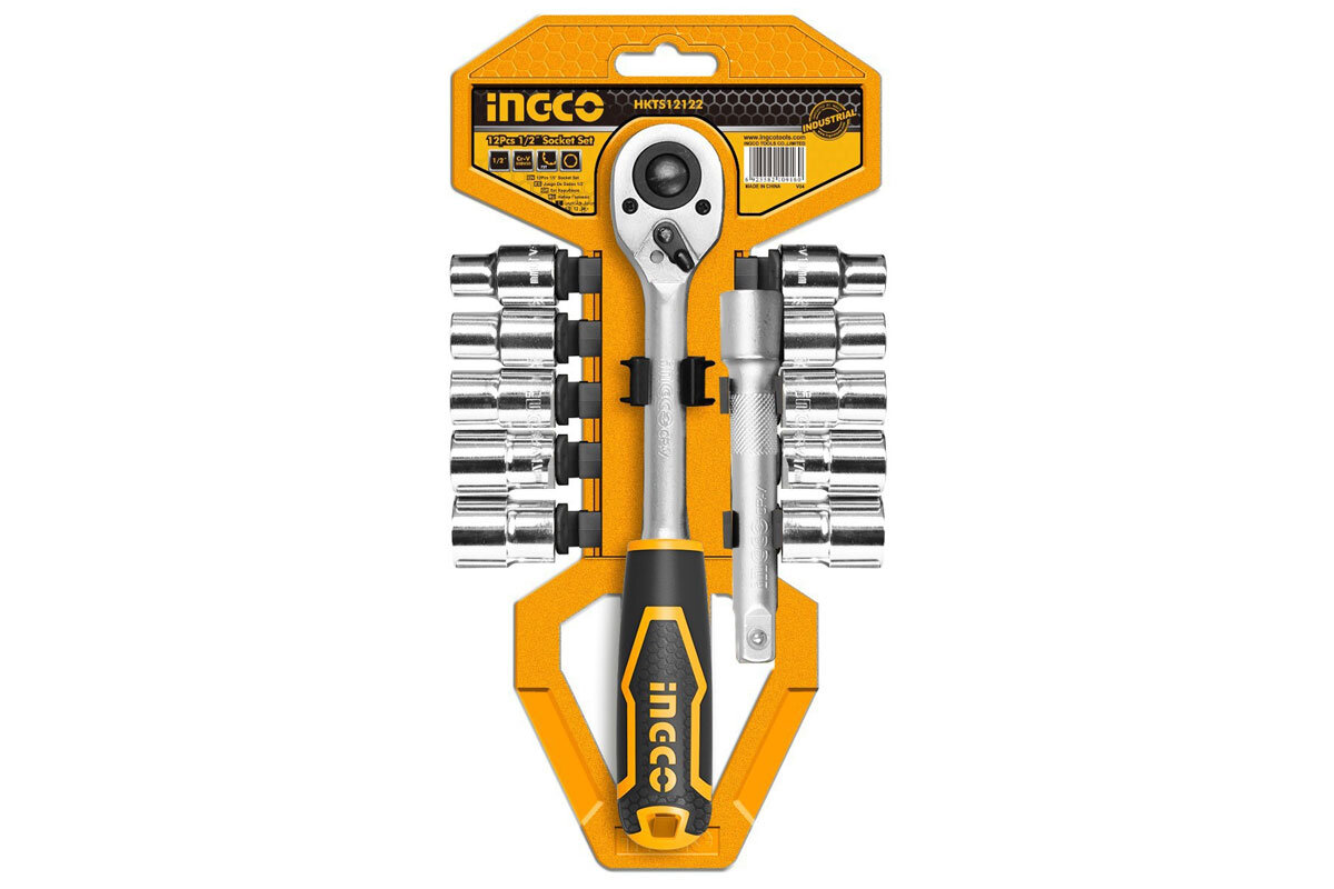 Bộ 12 đầu tuýp 1/2 in INGCO HKTS12122