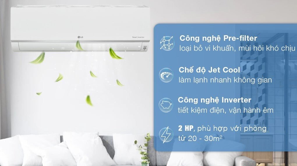 Dàn lạnh Multi LG 1 chiều Inverter 18.000 BTU AMNQ18GSKB0