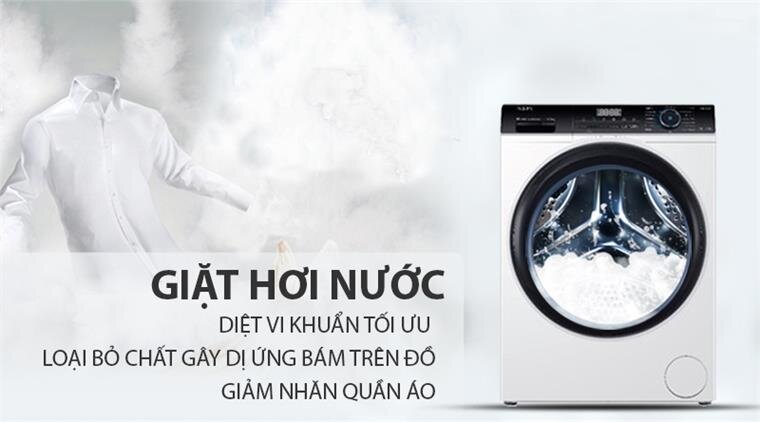 máy giặt lồng ngang Aqua 8kg AQD-A800F W