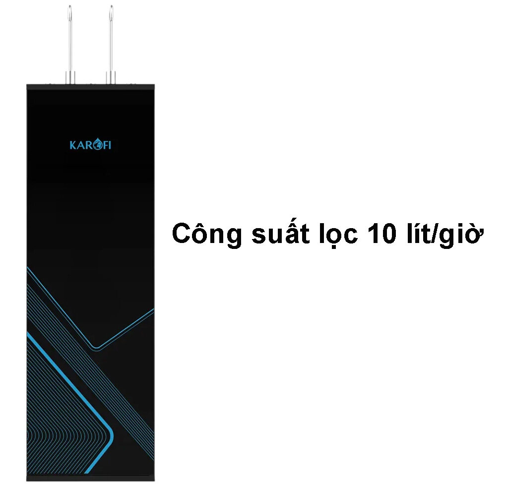 Công suất lọc của máy lọc nước Karofi KAD-D61 lên đến 10 lít/giờ