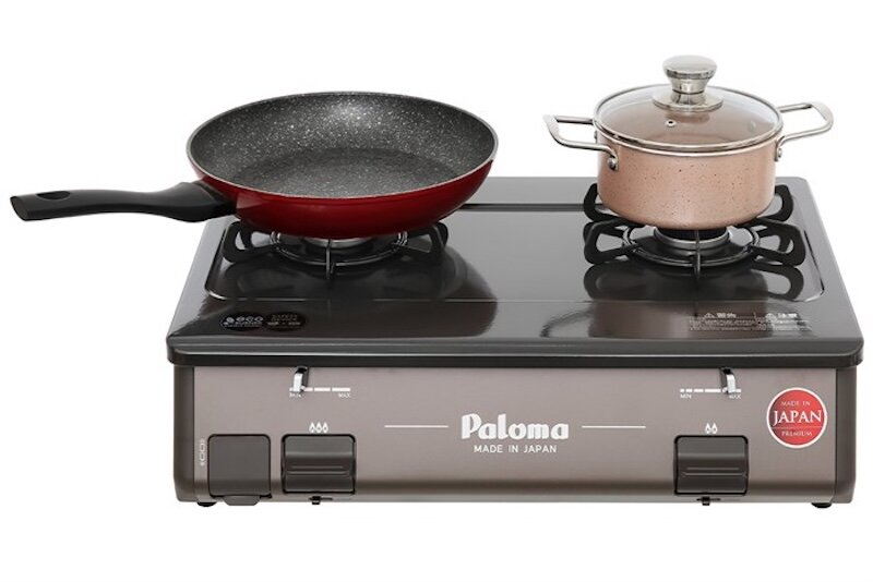 Bếp gas đôi Paloma PA-J61PE sở hữu tính năng ngắt ga tự động, đảm bảo an toàn