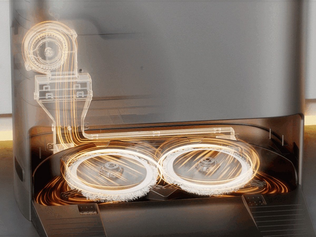 Robot lau nhà thông minh Uwant U200 Llàm khô miếng lau bằng không khí nóng