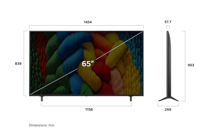 Smart Tivi NanoCell LG 4K 65 inch 65NANO80ASA 6 Smart Tivi NanoCell LG 4K 65 inch 65NANO80ASA