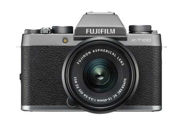 Máy Ảnh Fujifilm X-T100 Kit 15-45mm (Bạc)