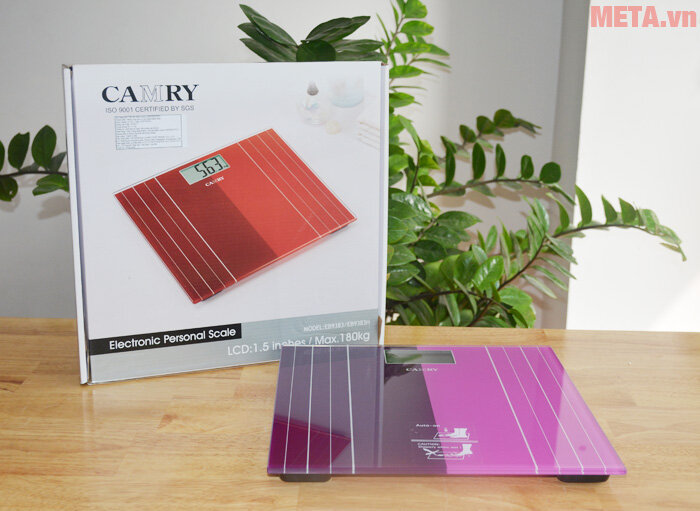 Cân sức khỏe điện tử mặt kính Camry EB9383-S747