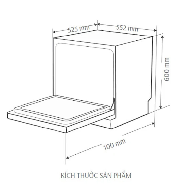 Máy rửa bát độc lập Canzy 11 bộ CZ DW11GB