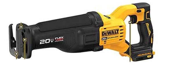 Hình ảnh máy cưa kiếm dùng pin Dewalt DCS386N-KR