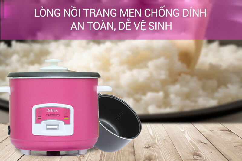 Nồi cơm điện Delites 1.5 lít NCR1501 Nồi cơm điện Delites 1.5 lít NCR1501
