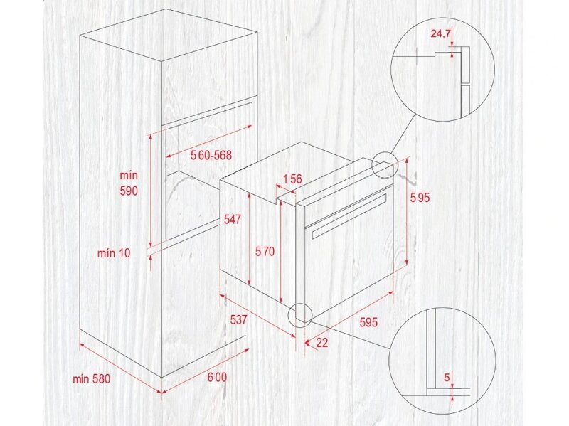 Lò nướng điện Teka Maestro Pizza HLB 8510 P