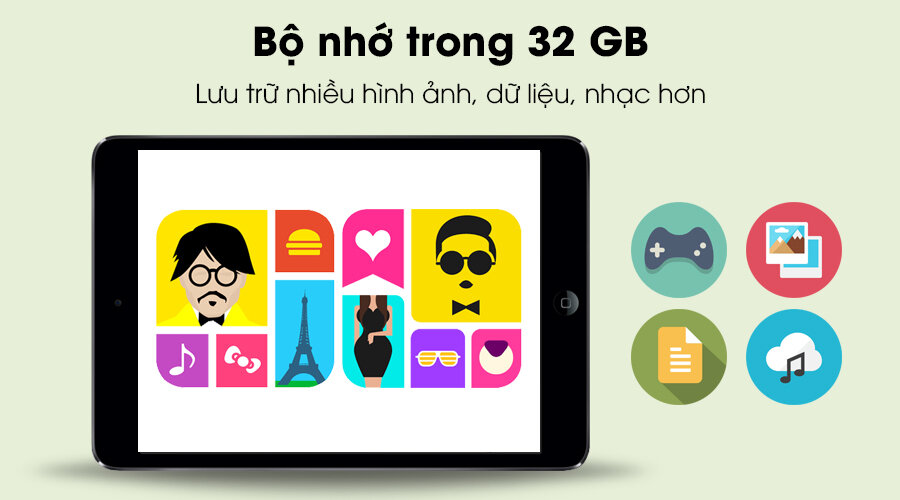 Máy tính bảng iPad Mini 2 Retina Wifi 32GB