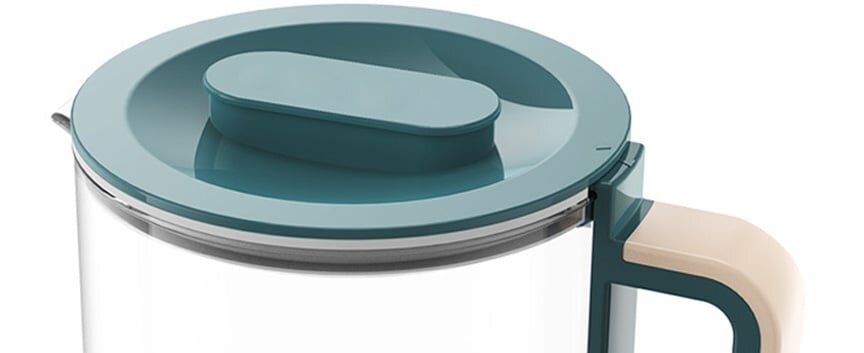 Nắp ấm thiết kế đóng mở dễ dàng