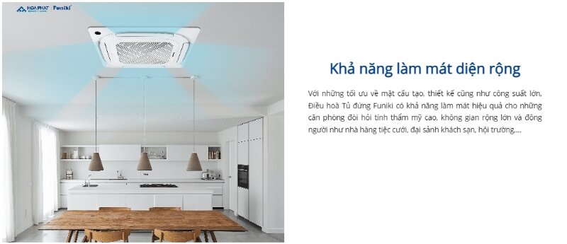 Điều hòa âm trần Funiki 50000 BTU 1 chiều CC50MMC