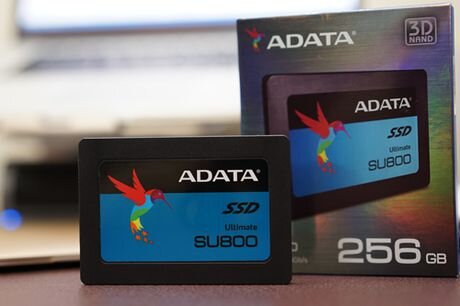 Ổ SSD Adata SU800 256Gb SATA3 (đọc: 560MB/s; ghi: 520Mb/s)