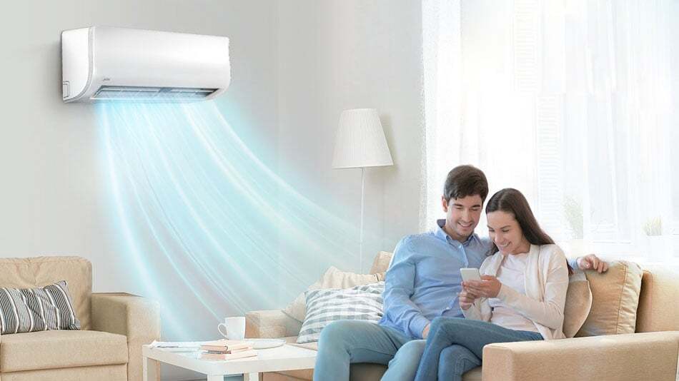 Thiết kế đẹp mắt, tiện lợi Điều hòa 1 chiều Midea Inventer 9.000BTU MSCE-10CRFN8
