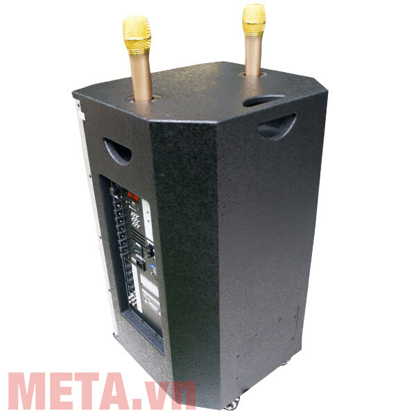 Loa kéo di động thùng gỗ hát karaoke Shupo G410