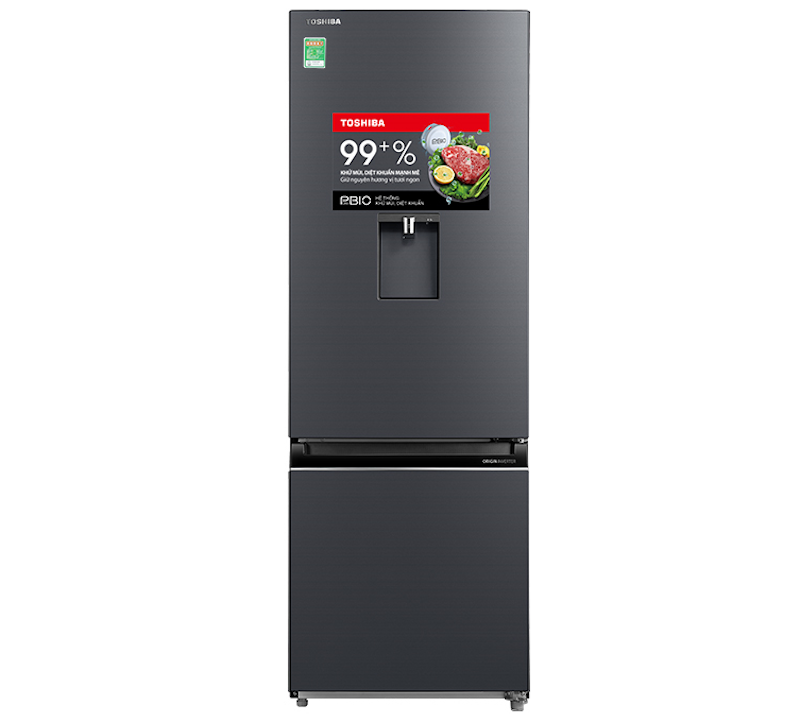 Tủ lạnh Toshiba Inverter 322 lít GR-RB405WE-PMV(06)-MG sở hữu thiết kế hiện đại và sang trọng
